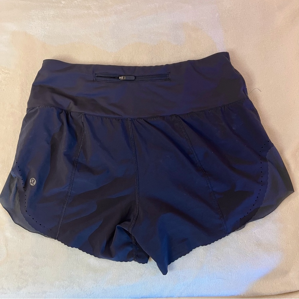 lulu running shorts w/ built in